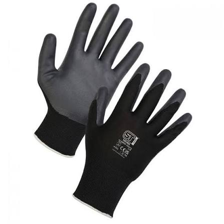 Black Nitrile Palm Gloves