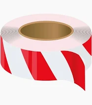 Red/White Barrier Tape 500m x 70mm
